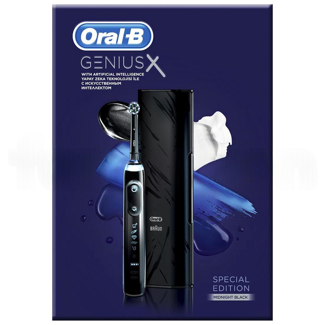 Oral-B Şarjlı Genius X Yapay Zekalı Special Edition Black