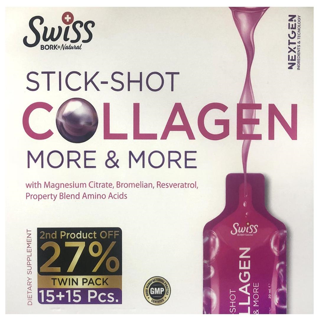 Swiss Bork Collagen Stick Shot 30'lu