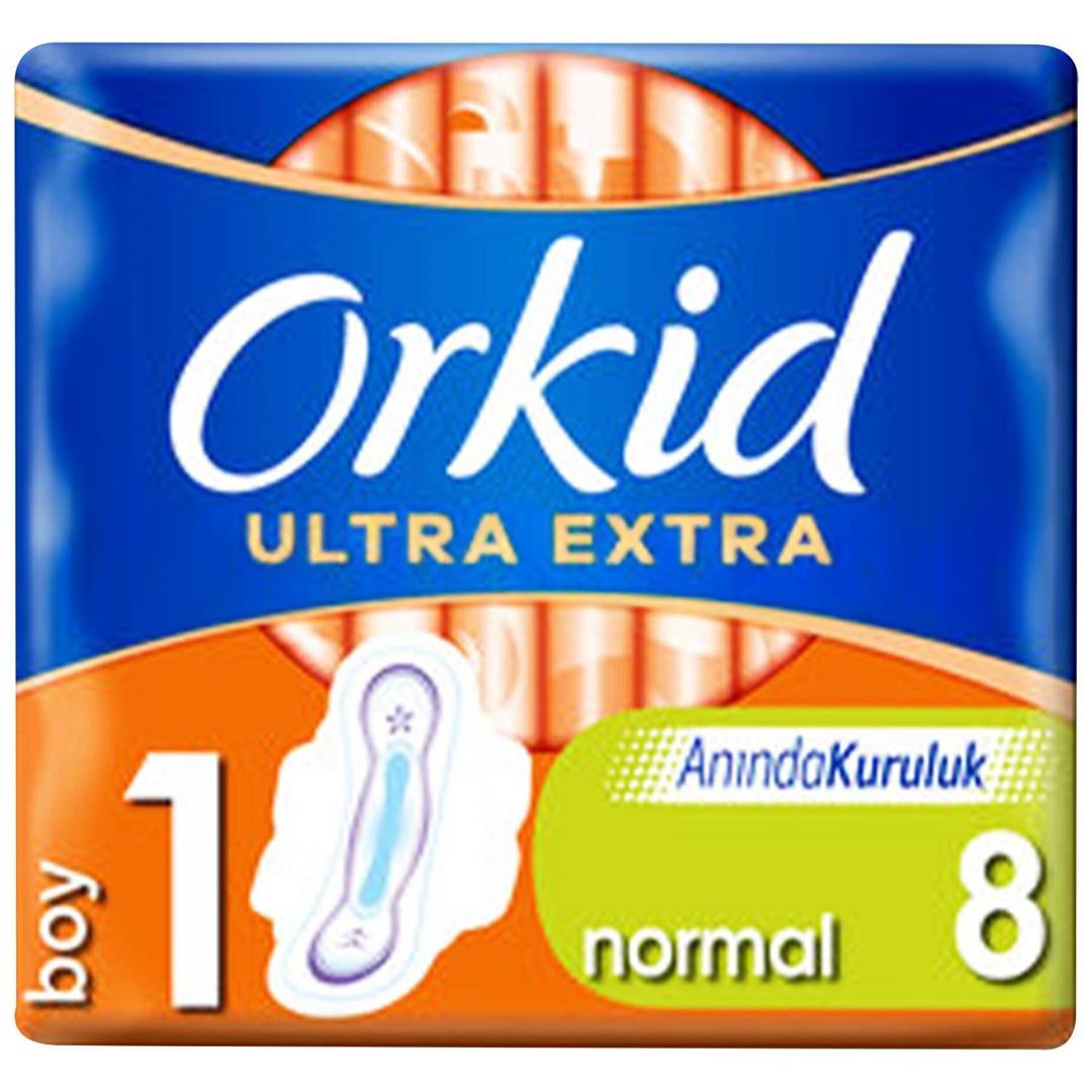 Orkid Ultra Hijyenik Ped Normal Tekli No: 1 8'li