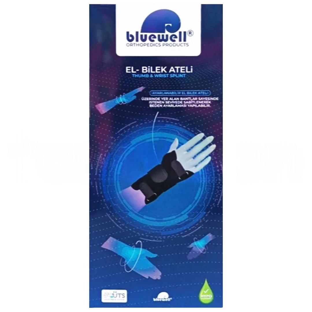 Bluewell Çift Taraflı Başparmak Destekli Bağcıklı El Bilek Ateli - Bedensiz