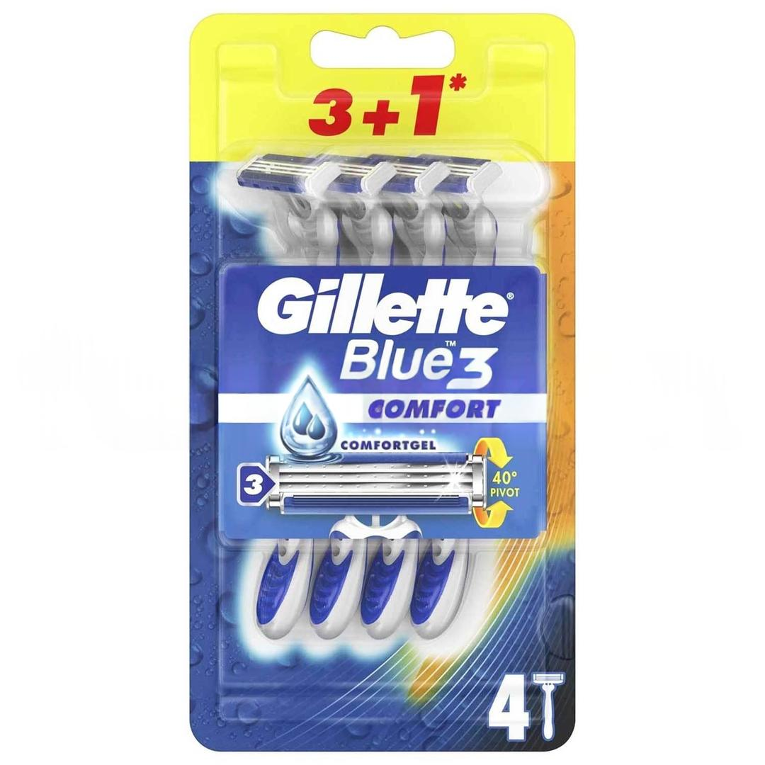Gillette Blue3 Comfort Kullan At Tıraş Bıçağı 4'lü
