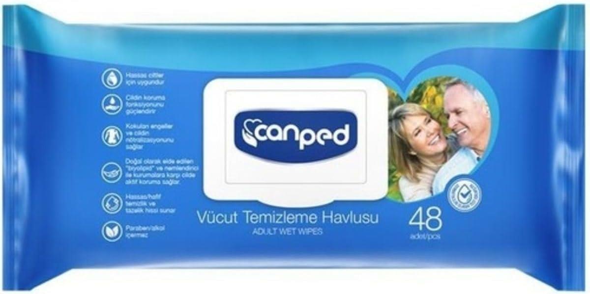CANPED VUCUT TEMIZLEME HAVLUSU 48 ADET