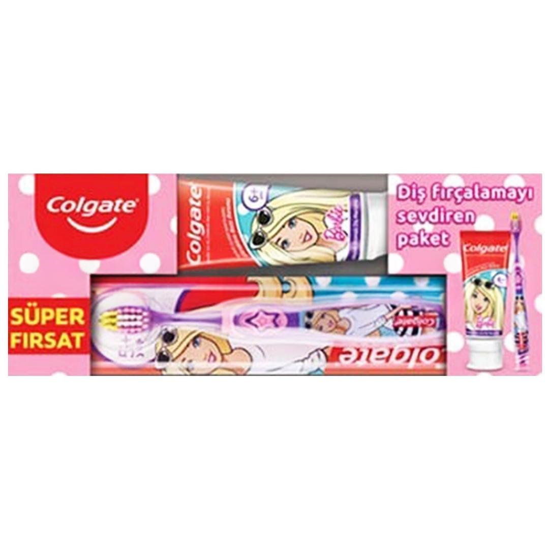 Colgate Çocuk Diş Macunu 75 ml + Diş Fırçası Barbie