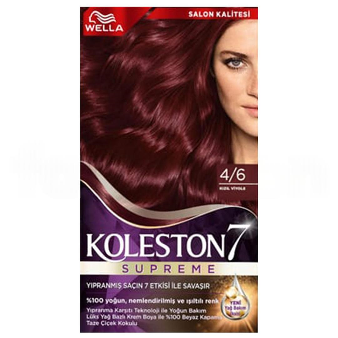 Koleston Supreme Kit Saç Boyası - Kızıl Viyole 4/6