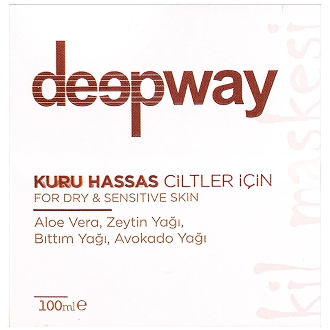 Deepway Yüz Maskesi Kuru ve Hassas Ciltler 100 ml