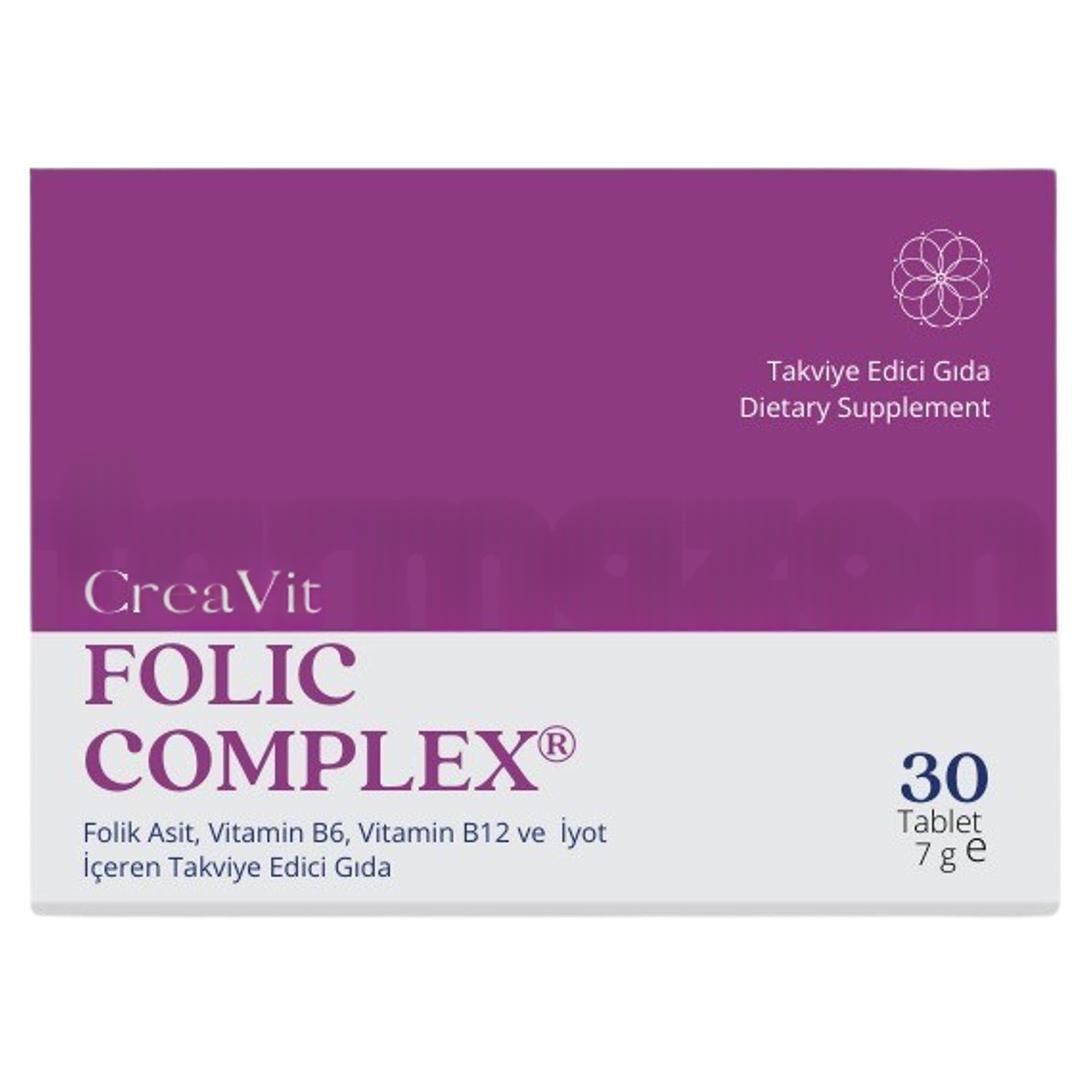 Creavit Folic Complex 7 gr 30 Tablet