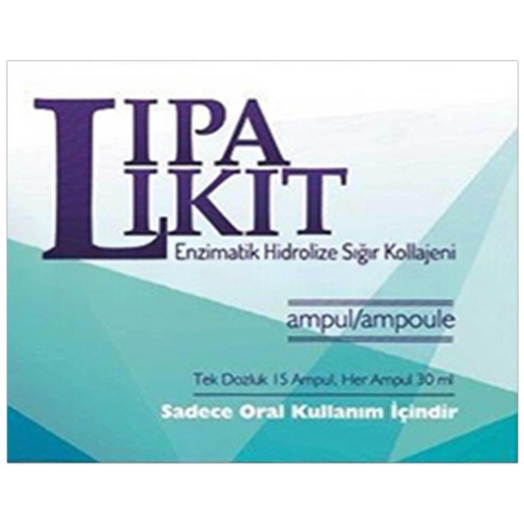 Lipalikit Enzimatik Hidrolize Sığır Kollajeni 30 Ampul 30 ml