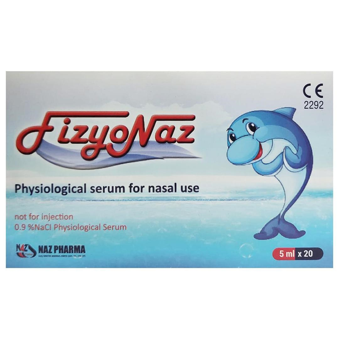 Fizyonaz Serum Fizyolojik 5 ml 20 Flakon