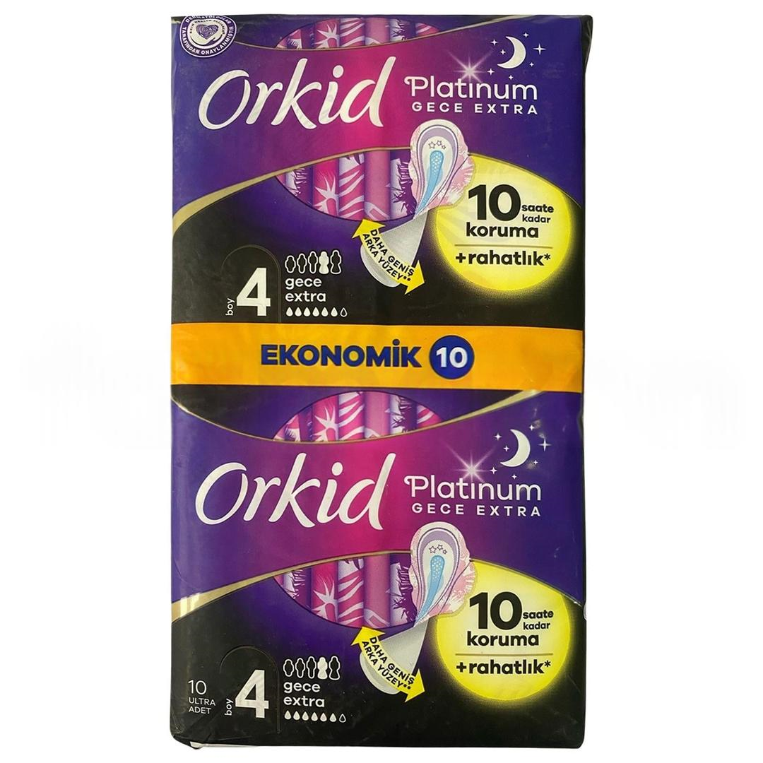 Orkid Platinum Gece Ekstra Boy 4 10'lu
