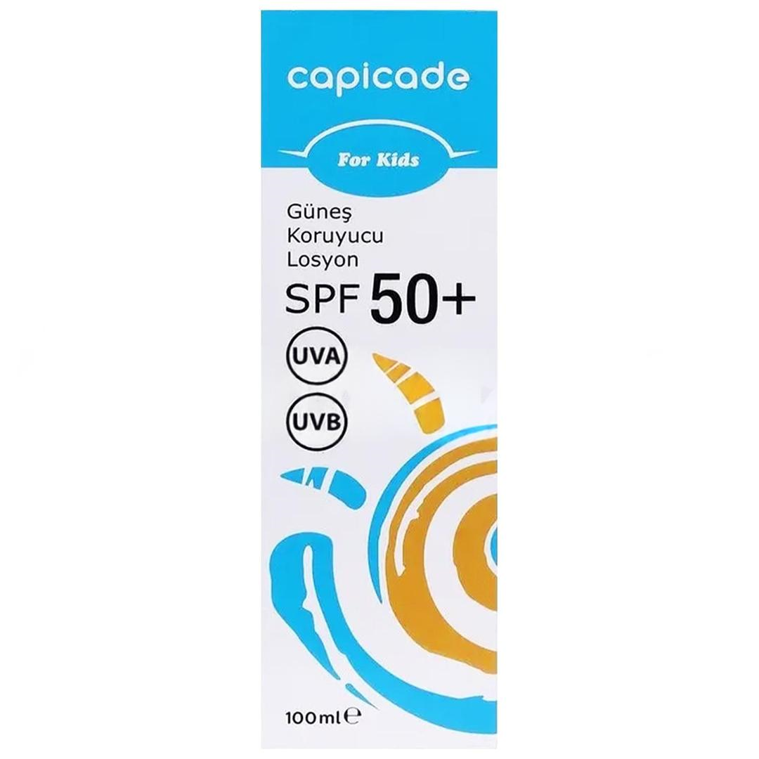 Capicade Güneş Koruyucu Krem Çocuklar İçin SPF50+ 100 ml - Eski Ambalaj