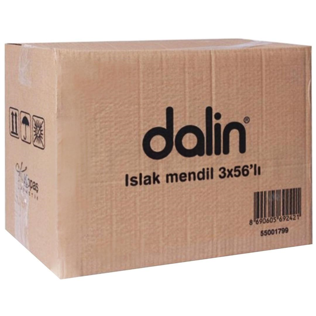 Dalin Islak Mendil 56 Yaprak 3'ü Paket 8 Adet