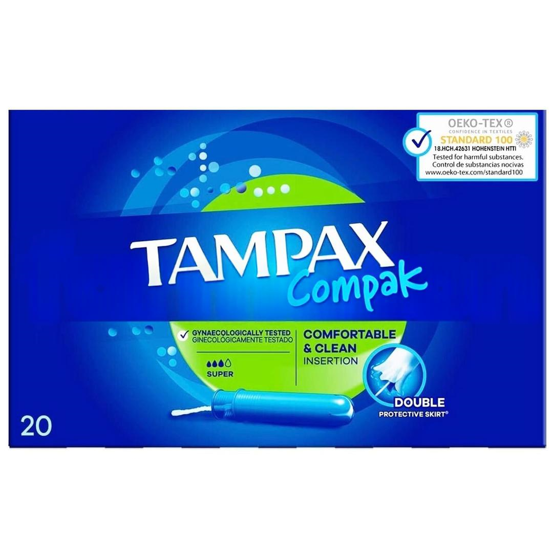 Tampax Compak Tampon Super 20'li