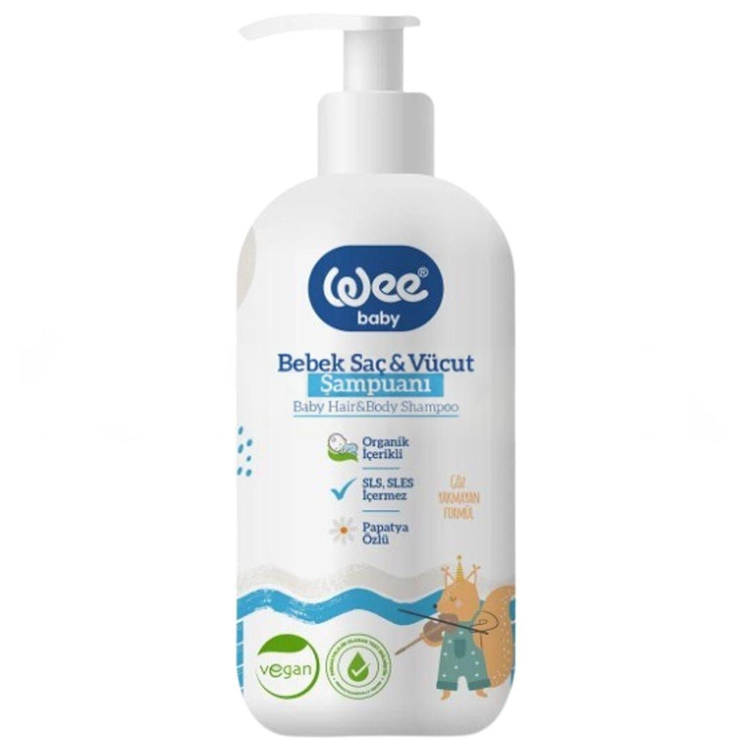 Wee Baby Bebek Saç & Vücüt Şampuanı Organik 500 ml