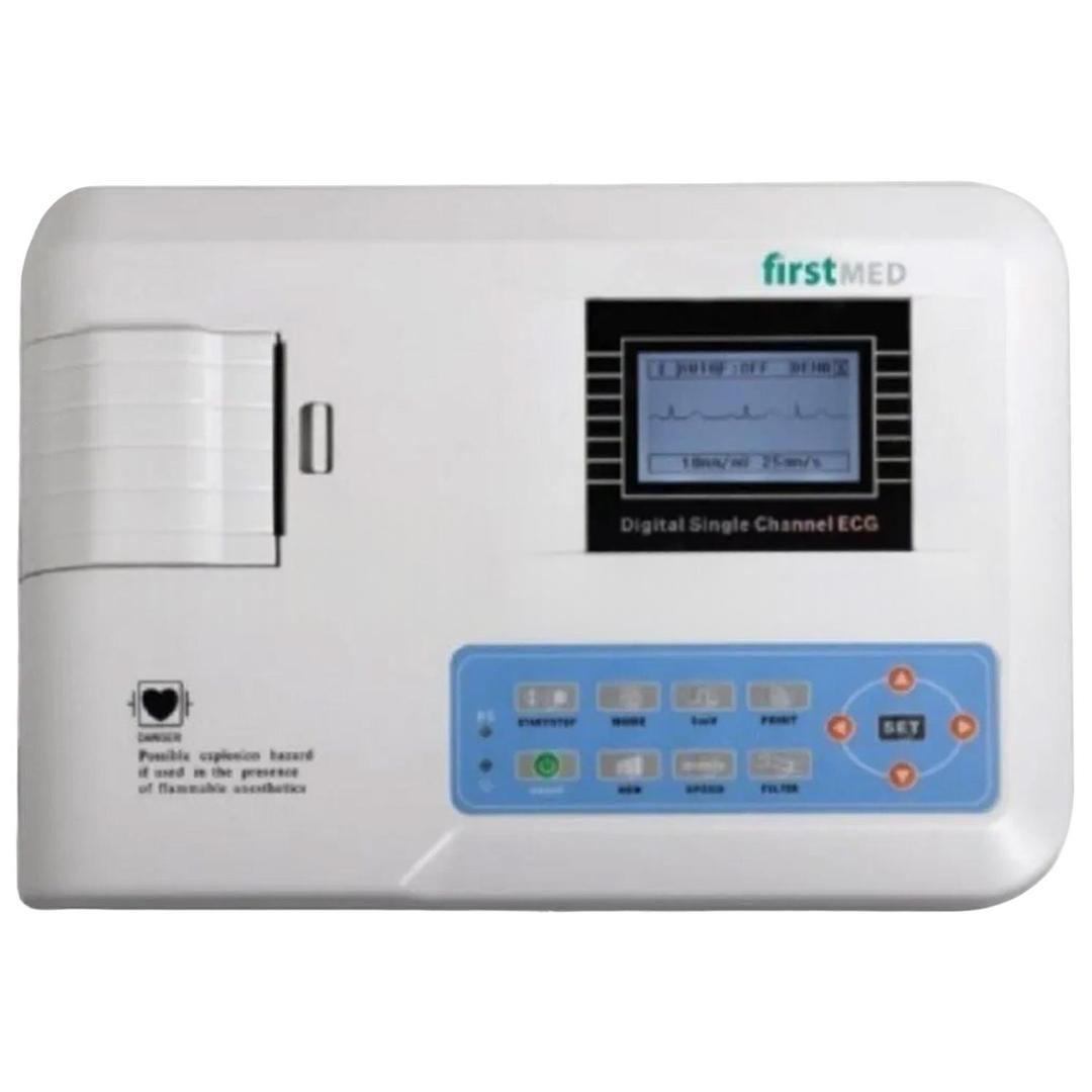 Firstmed Tek Kanallı Yorumlu EKG Cihazı Elektrokardiyograf ECG 100 gr