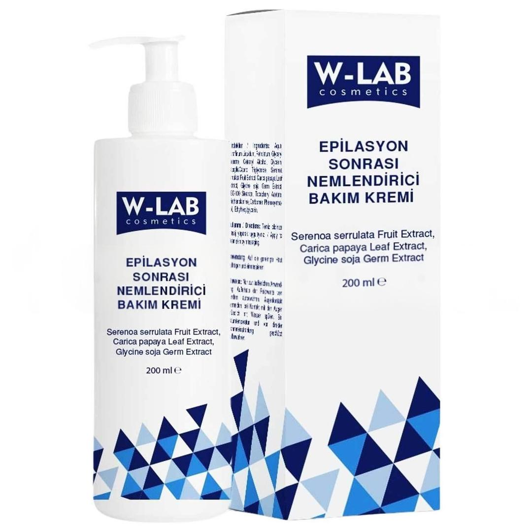 W-Lab Kozmetik Epilasyon Sonrası Nemlendirici Bakım Kremi 200 ml