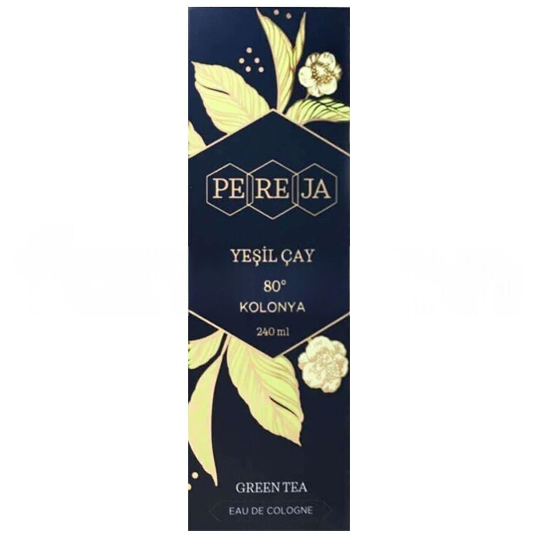 Pereja Cam Şişe Yeşilçay Kolonyası 240 ml