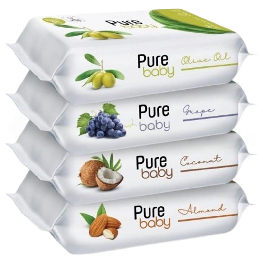 Pure Baby Bebek Havlusu 50 Havlu 4'lü Paket