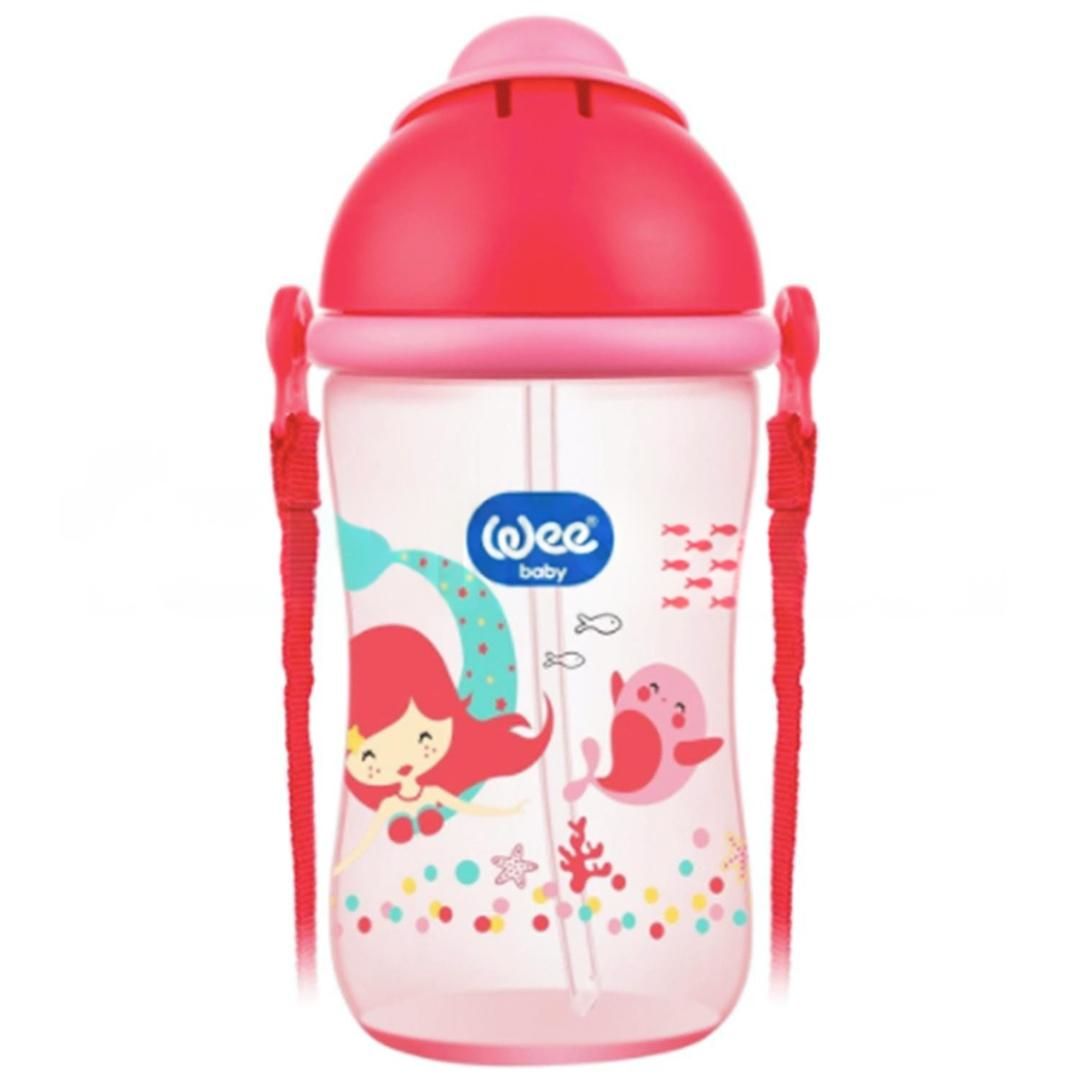 Wee Baby 171 Pipetli Bardak 380 ml - Pembe