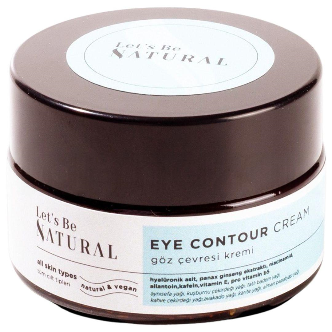 Let's Be Natural Göz Çevresi Kremi Doğal Kremi 20 ml