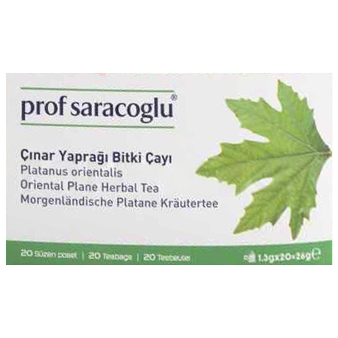 Prof Saraçoğlu Çınar Yaprağı Bitki Çayı 20'li