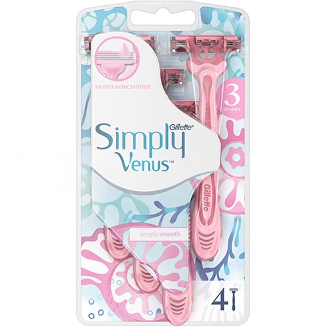 Gillette Venus Simply 3 Blister Bıçak 4'lü