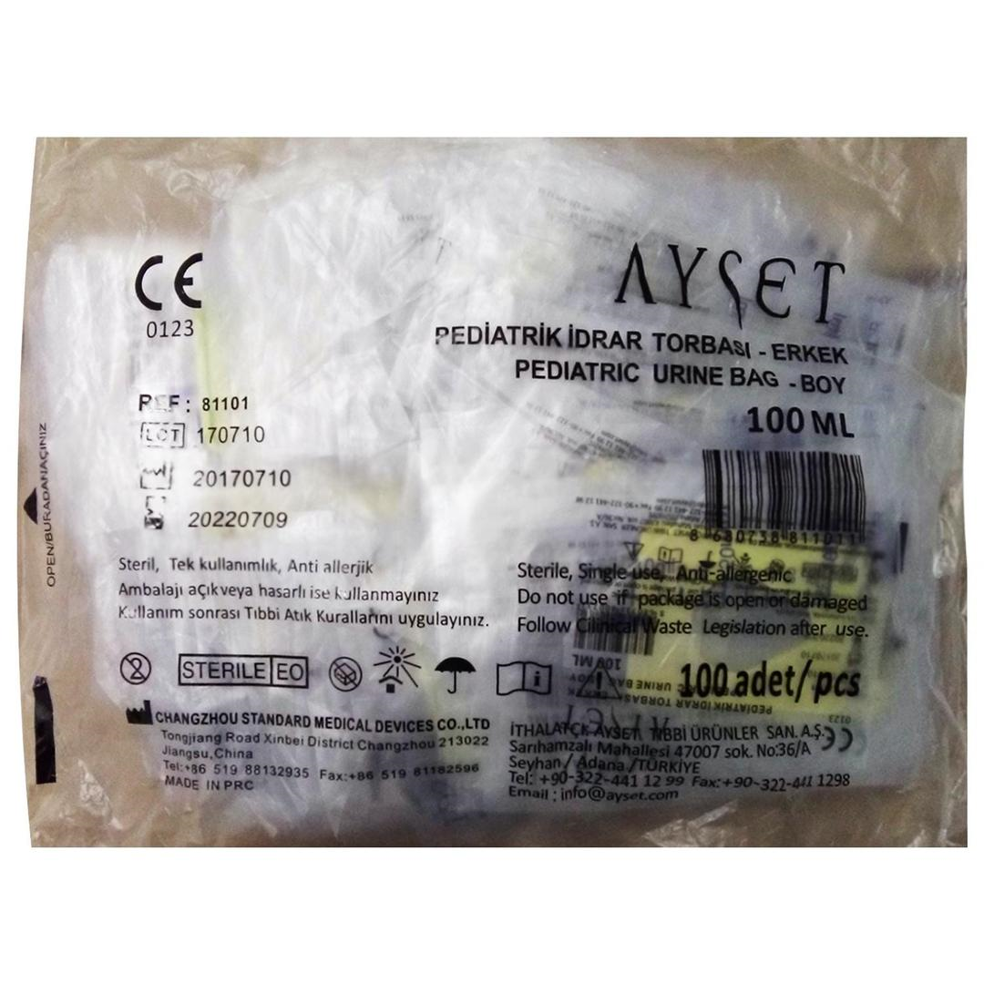 Ayset İdrar Torbası Ped Erkek 100'lü