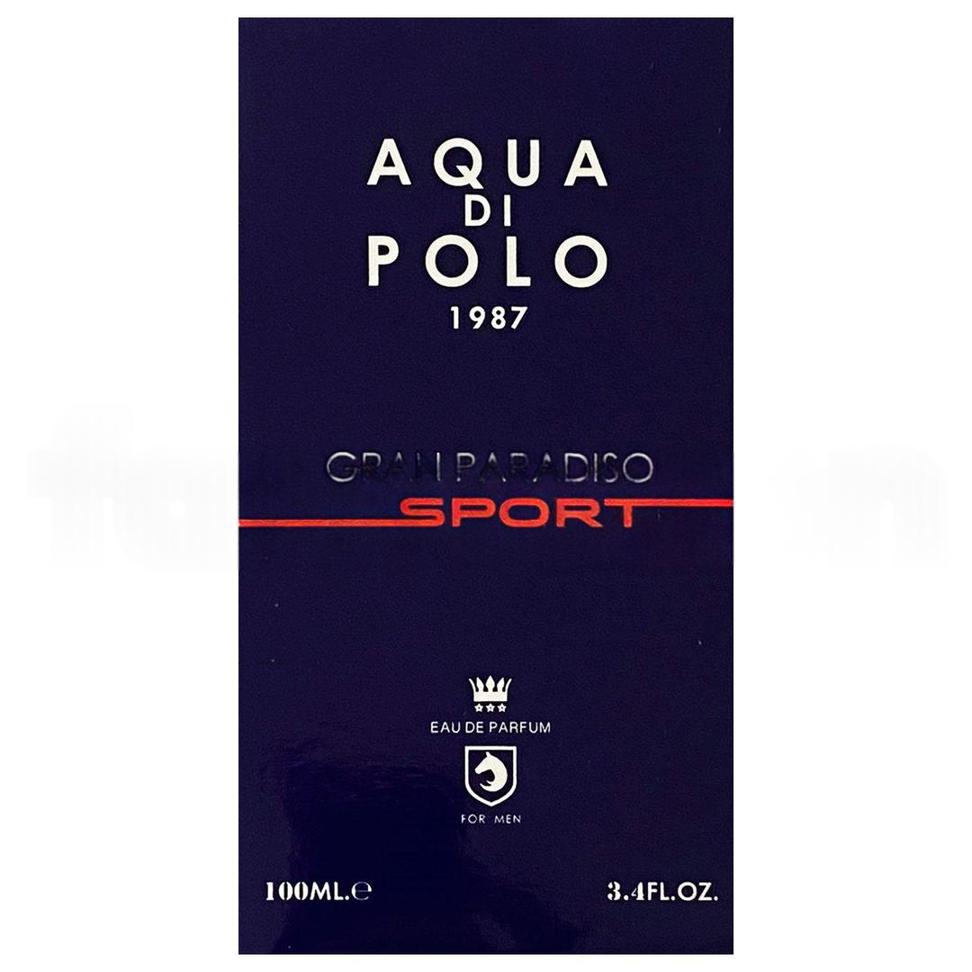 Aqua Di Polo 1987 Gran Paradiso Sport Eau De Parfüm Men 100 ml