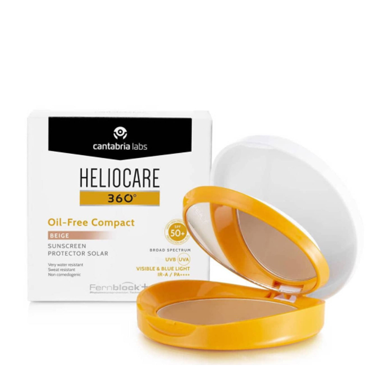 Heliocare 360 SPF50 Oil-Free Compact Color Beige Sun Protector 10 g