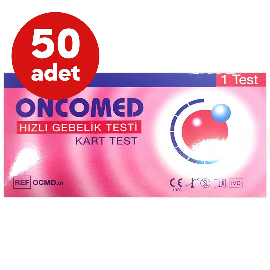 Oncomed Gebelik Testi - 50 Adet