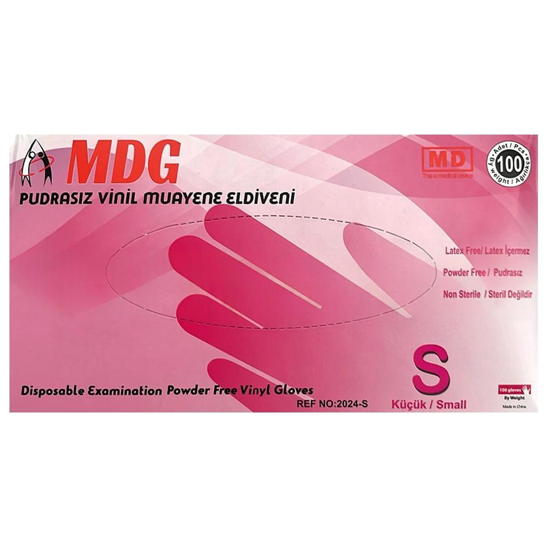 Mdg Pudrasız Vinil Eldiven Small 100'lü