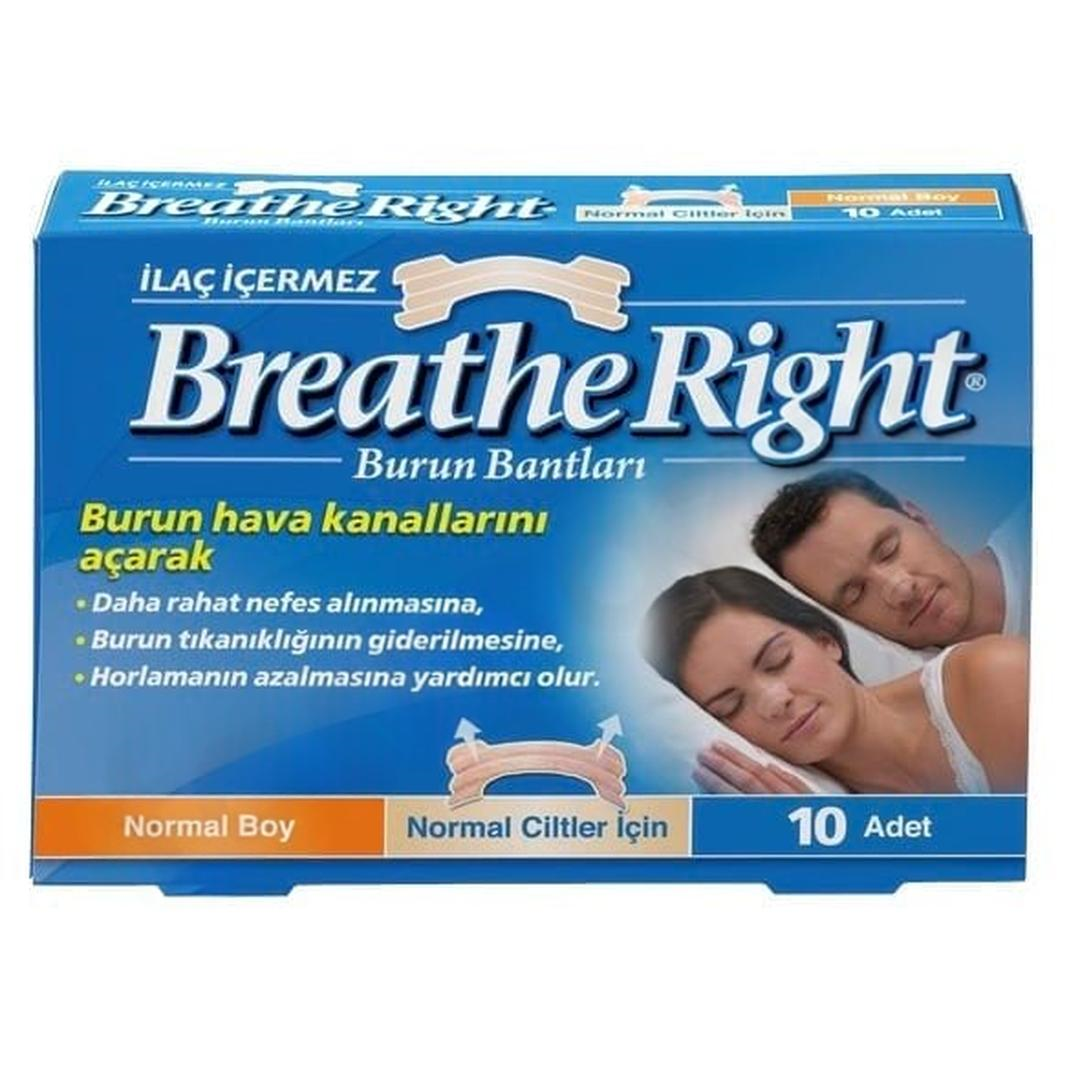 Breathe Right Klasik Normal Boy Burun Bandı 10'lu - Eski Ambalaj