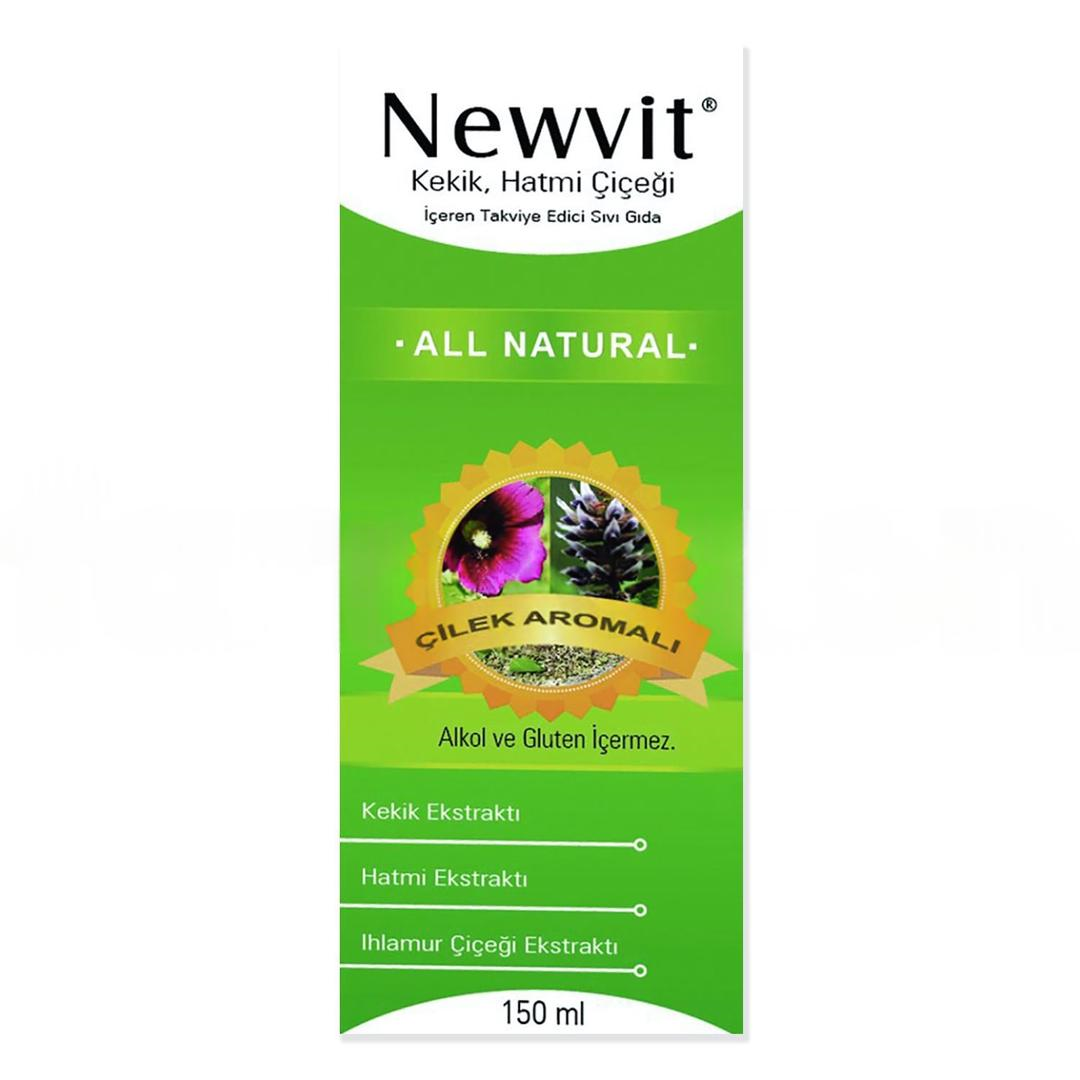 Newvit All Natural Doğal Öksürük Şurubu 150 ml - Eski Ambalaj