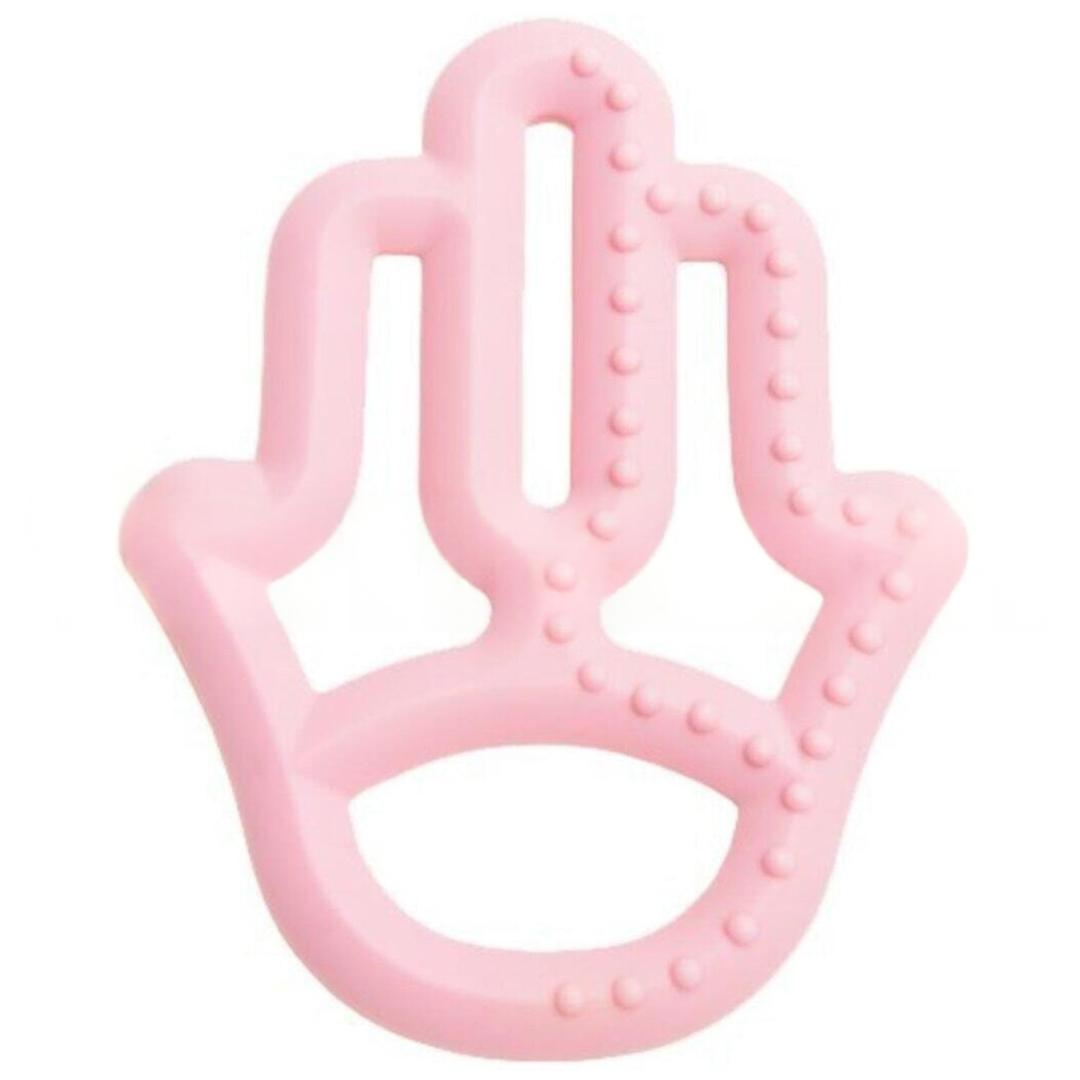 Oioi Annemin Eli Silikon Diş Kaşıyıcı - Pembe