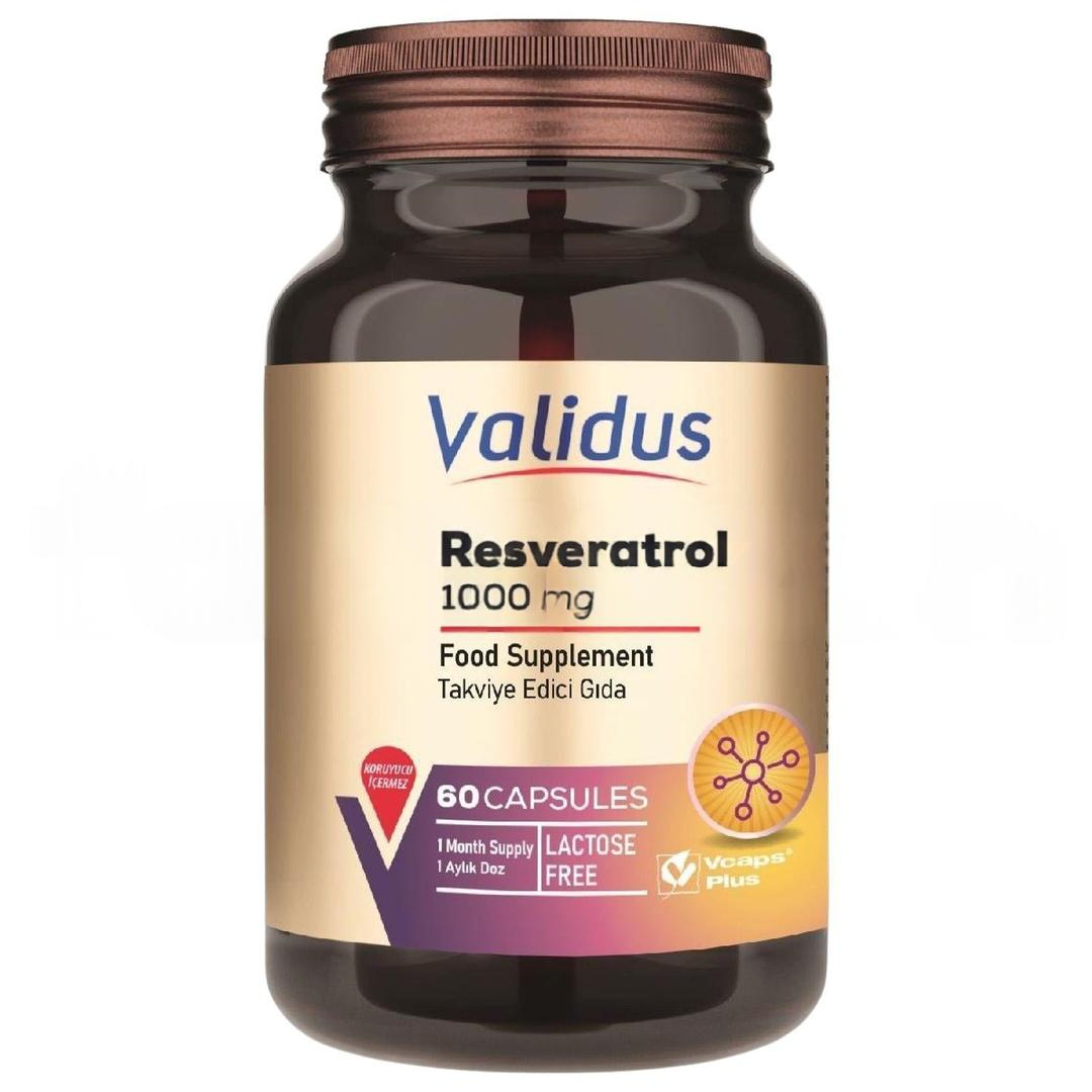 Validus Resveratrol 1000 mg 60 Kapsül