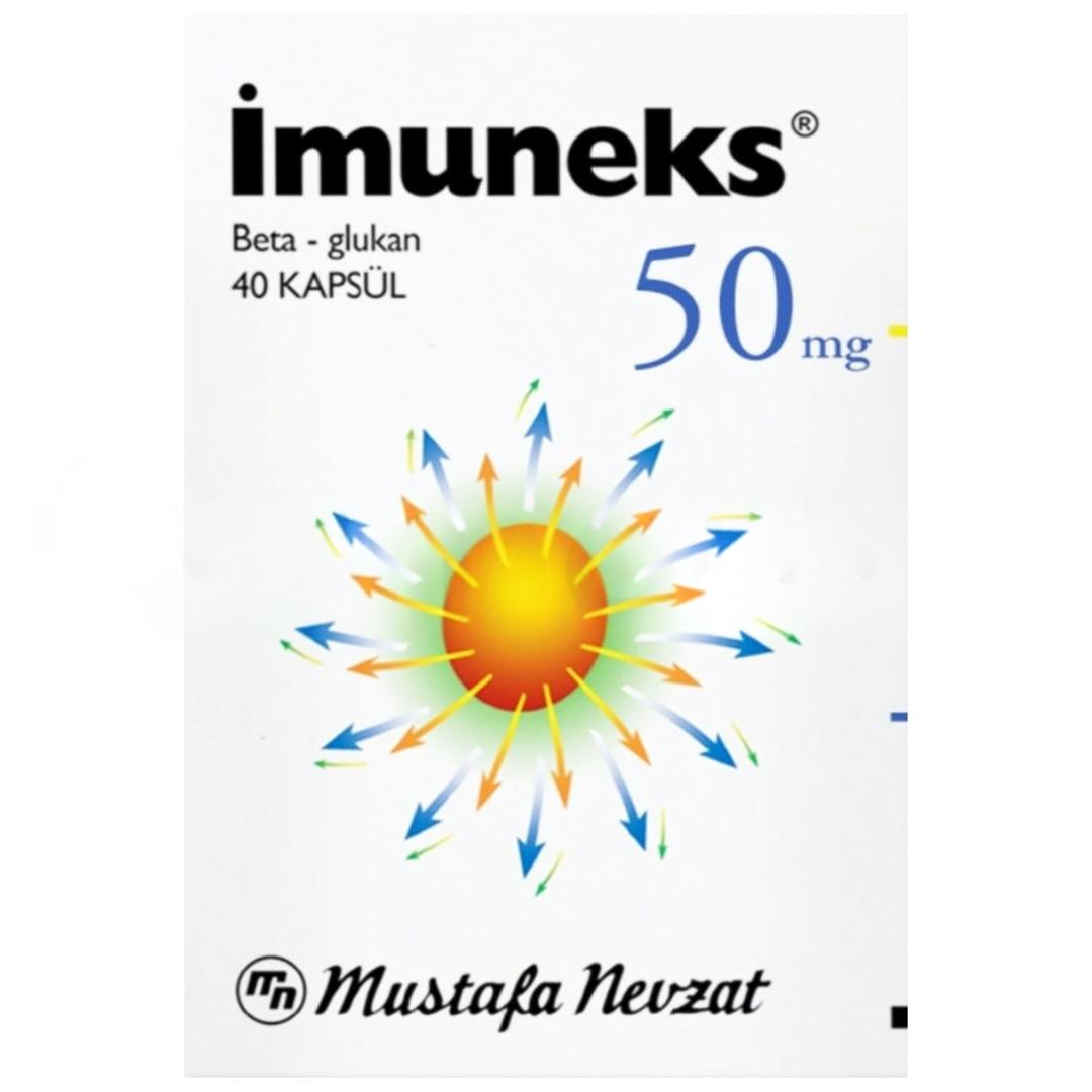 İmuneks 50 mg 40 Kapsül - Eski Ambalaj