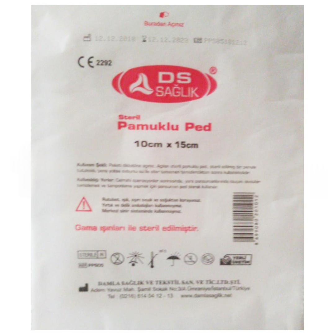 Damla Sağlık Pamuklu Ped 10x15 cm
