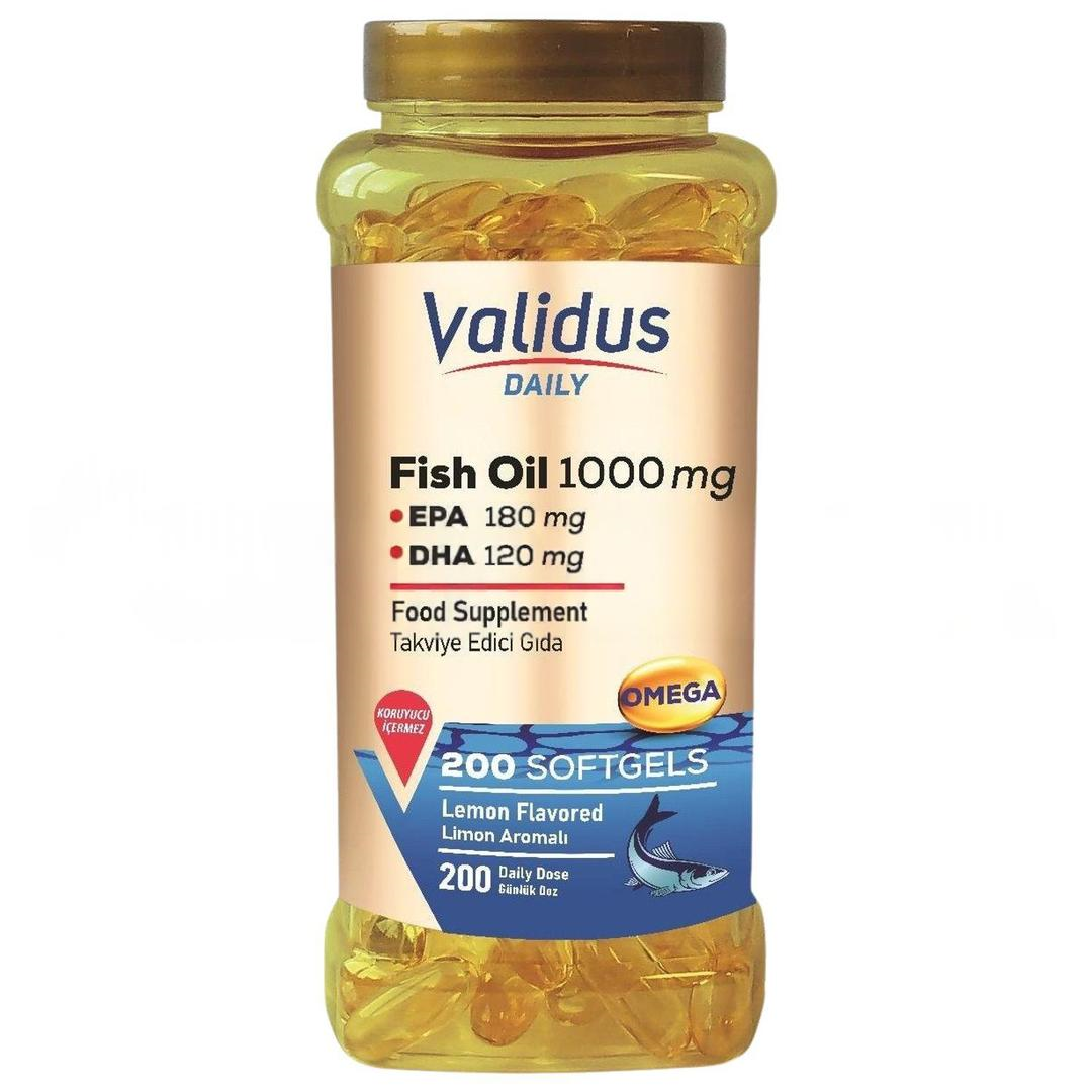 Validus Daily Omega-3 1000 mg 200 Softgel