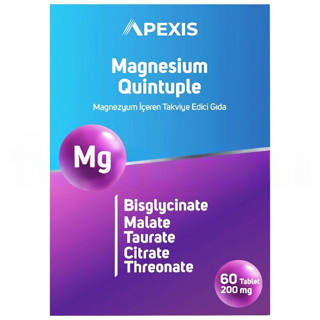 Apexis Magnesium Quintuple 60 Tablet