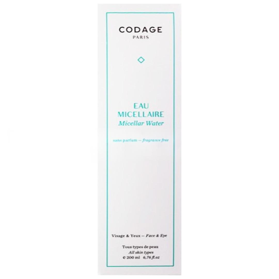 Codage Eau Micellaire Micellar Water 200 ml
