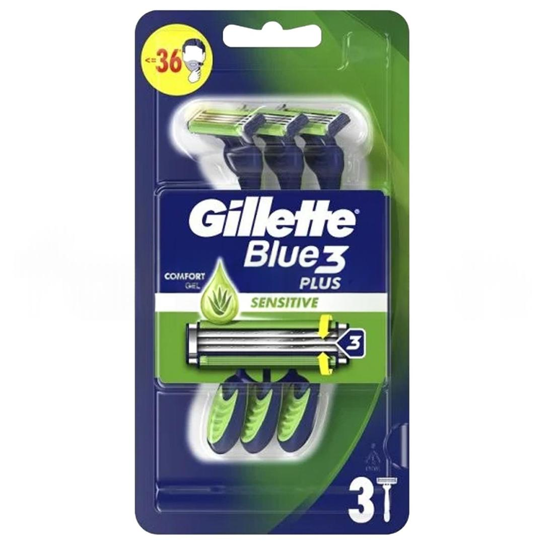 Gillette Blue3 Sensitive Kullan At Tıraş Bıçağı 3'lü