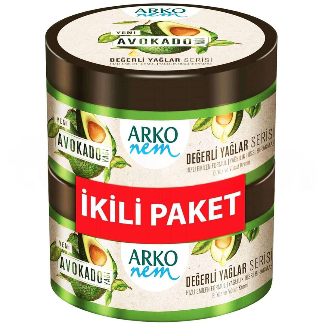 Arko Nem Krem Avokado Yağı 250 ml - 2 Adet