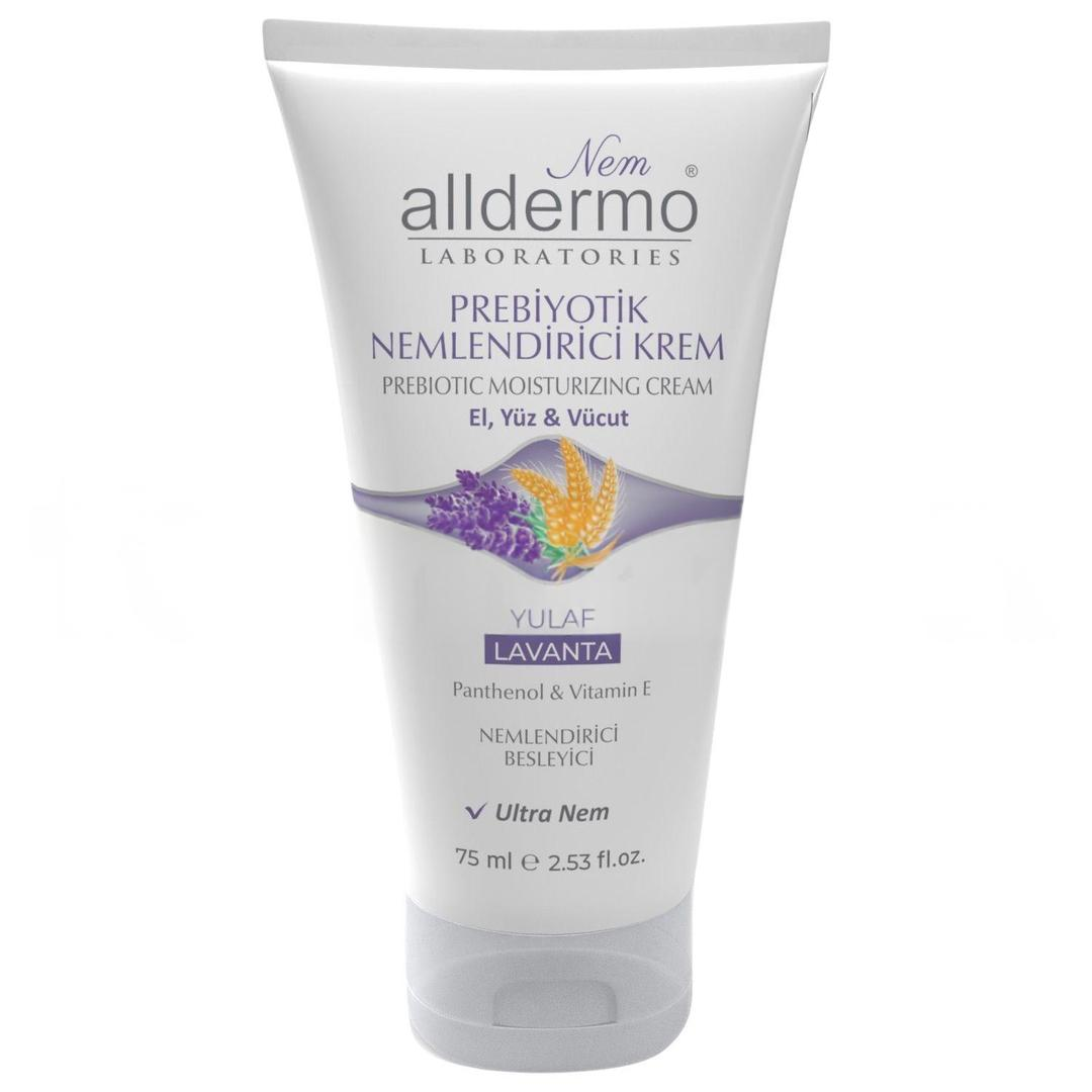 Alldermo Nemlendirici El Yüz Vücut Kremi Yulaf Lavanta 75 ml