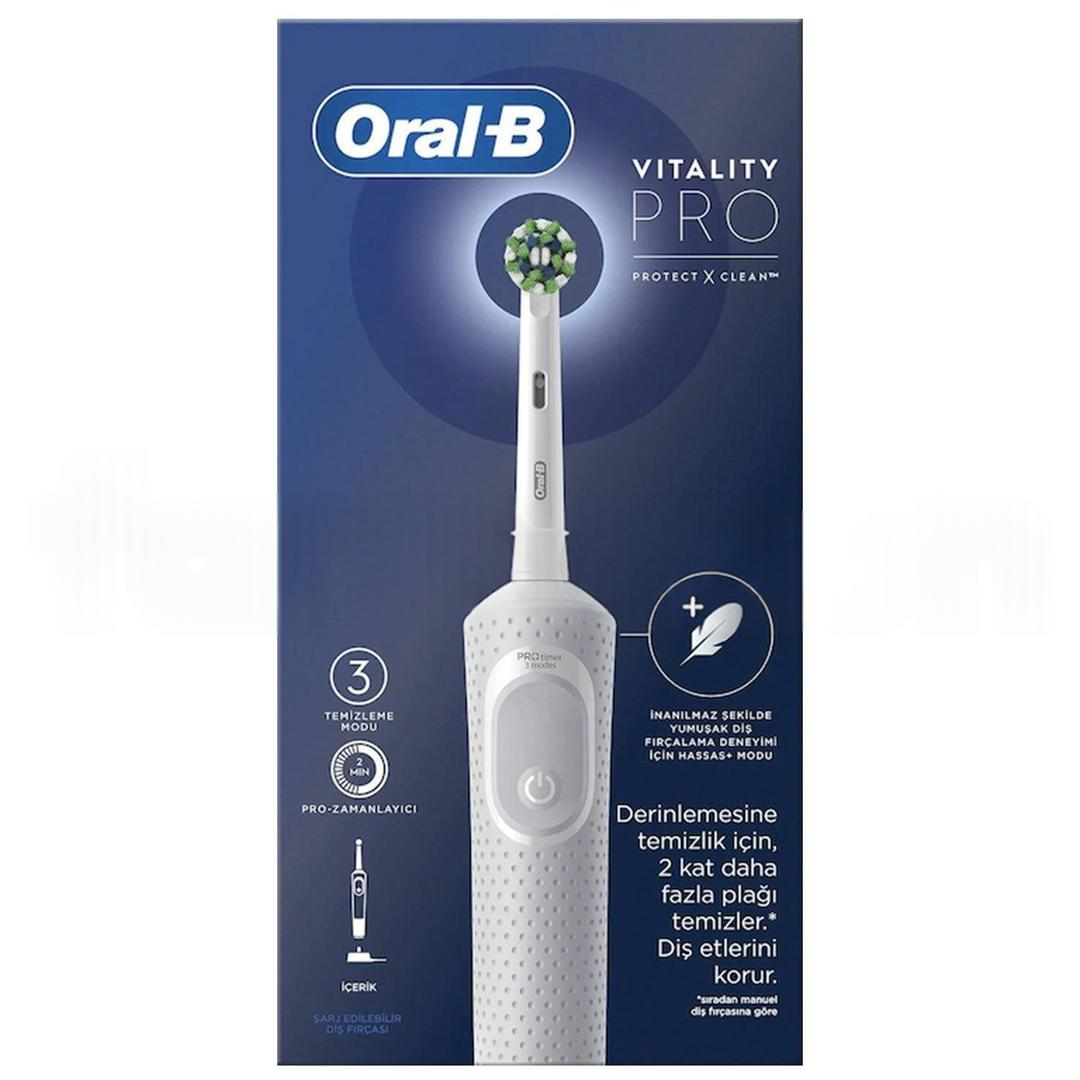 Oral-B Diş Fırçası Şarjlı Vitality Pro White Protect X Clean