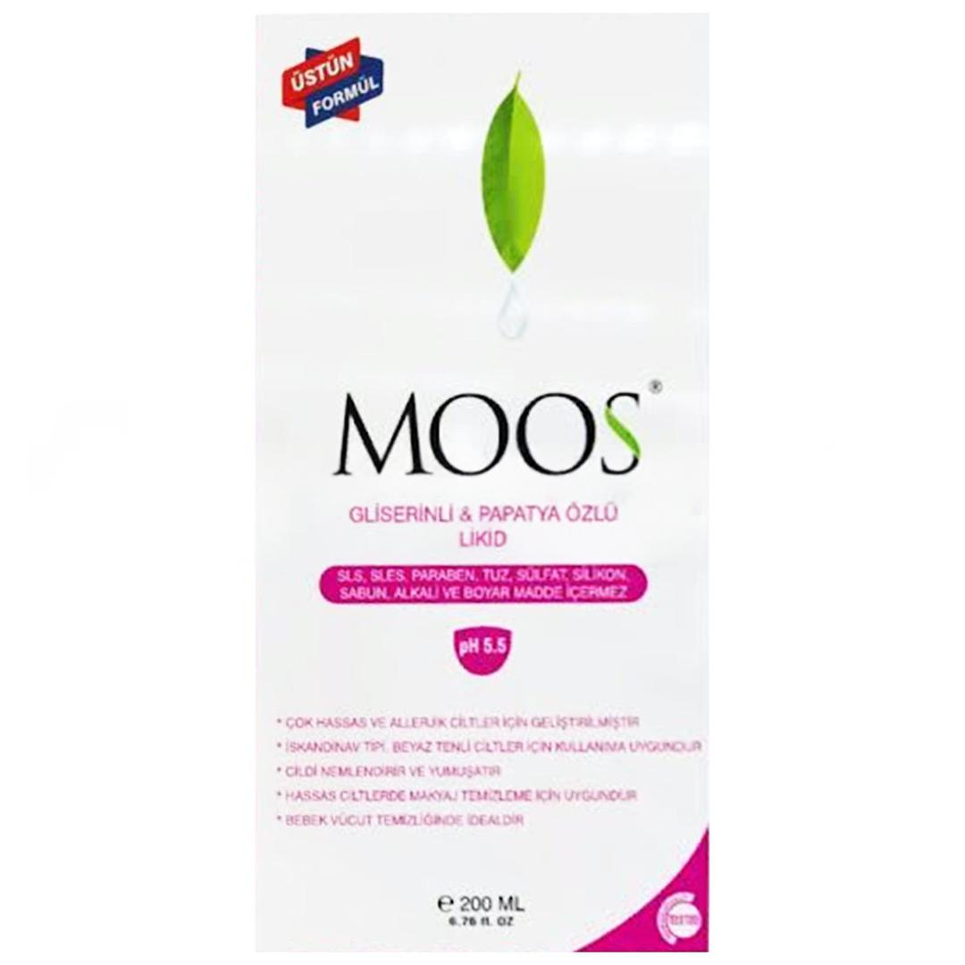 Moos Gliserinli & Papatya Özlü Likid 200 ml