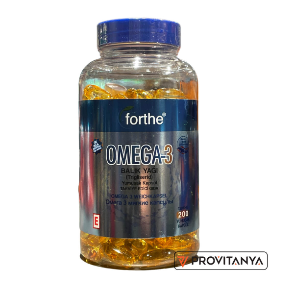 Forthe Omega 3 Balık Yağı 200 Kapsül Takviye Edici Gıda