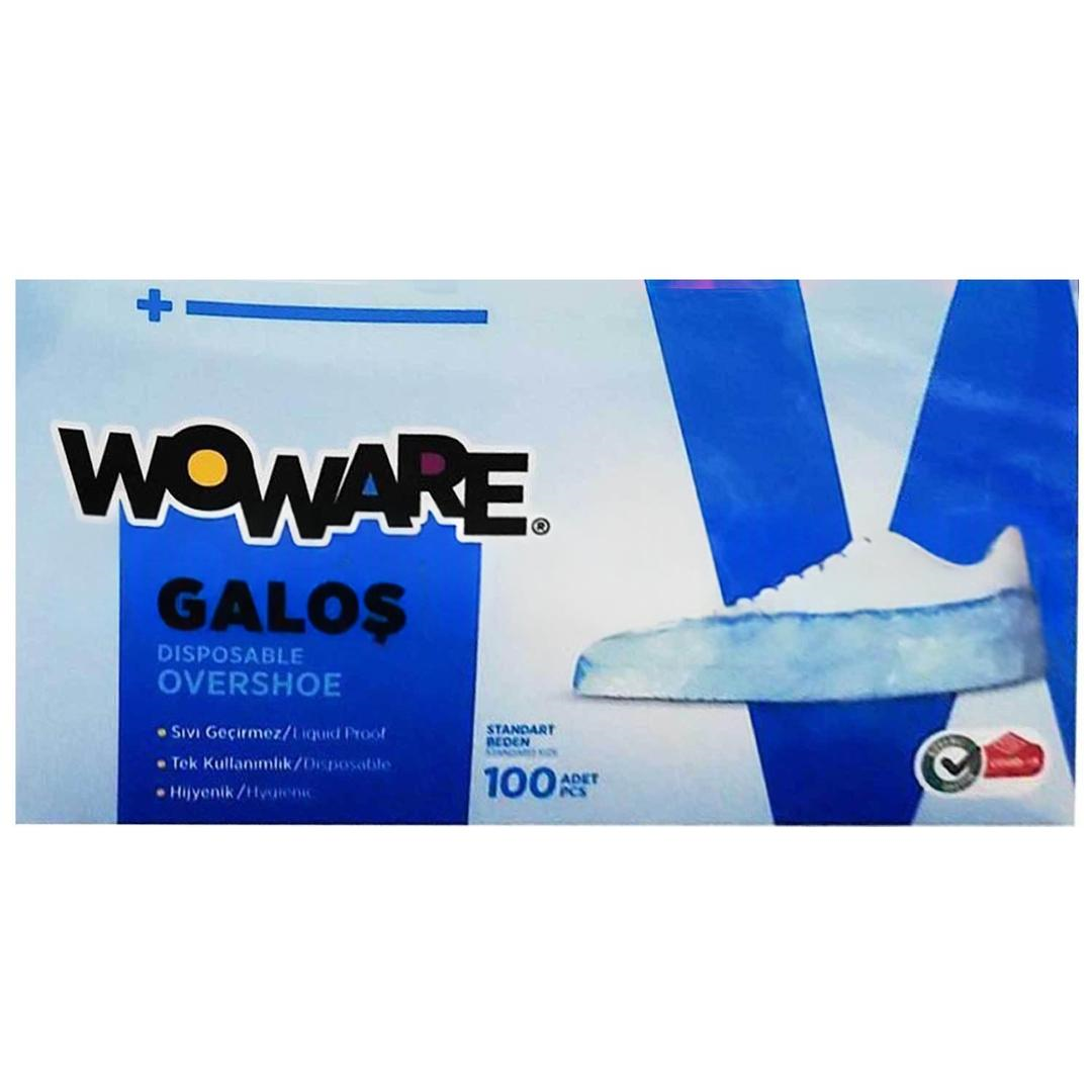 Woware Galoş Mavi 100'lü