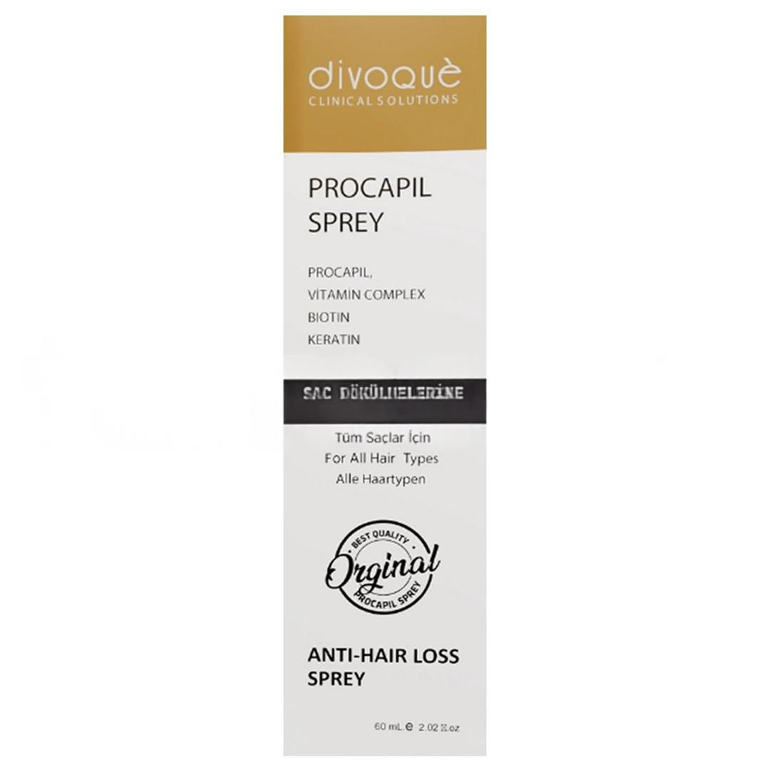 Divoque Procapil Biotin Keratin E Vitamini Dökülme Karşıtı Procapil Sprey 60 ml