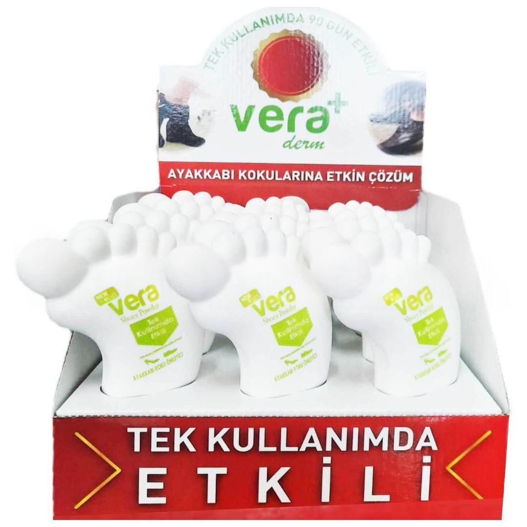 Vera Ayakkabı Koku Önleyici Toz 100 gr 12'li Stant