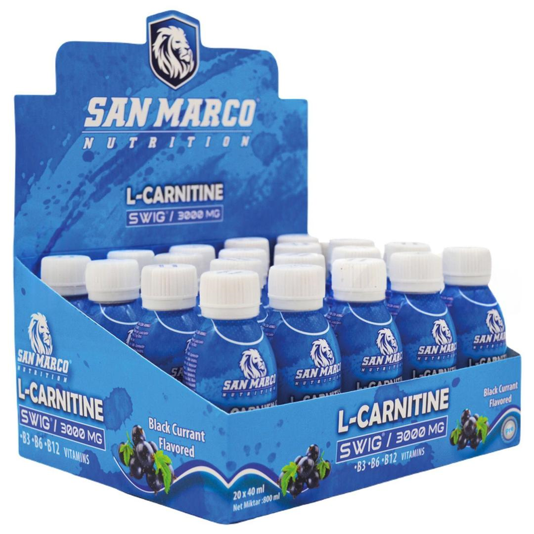 Sanmarco Nutrition Sanmarco L-Karnitin Swig 3000 mg 20 Ampül