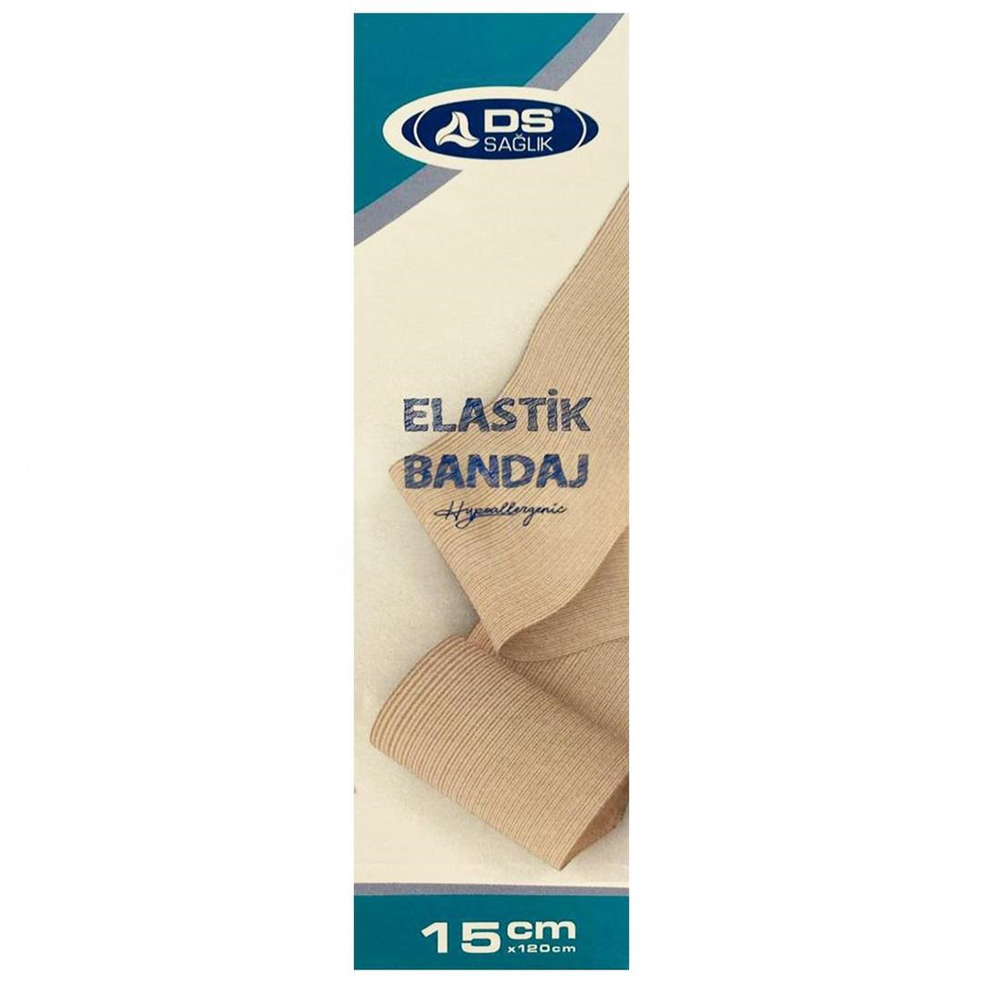 Damla Sağlık Elastik Bandaj Metal Kopçalı 15x120 cm